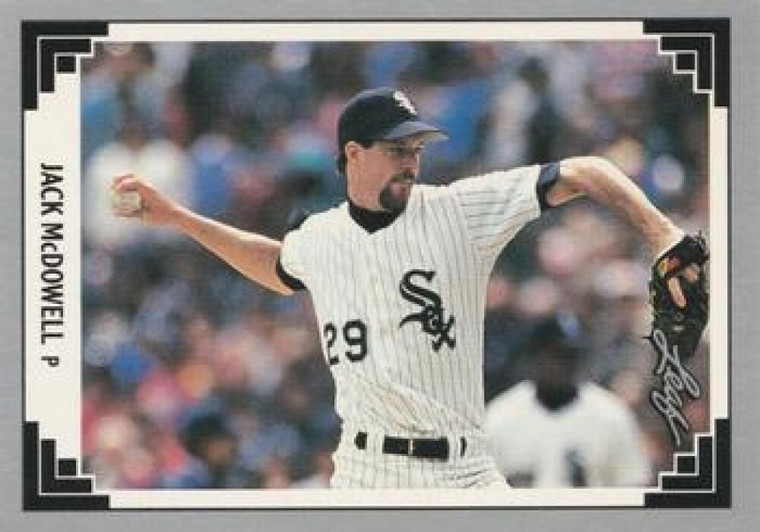 1991 Leaf #340 Jack McDowell VG Chicago White Sox 