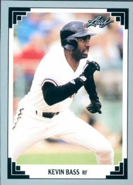 1991 Leaf #365 Kevin Bass VG San Francisco Giants 