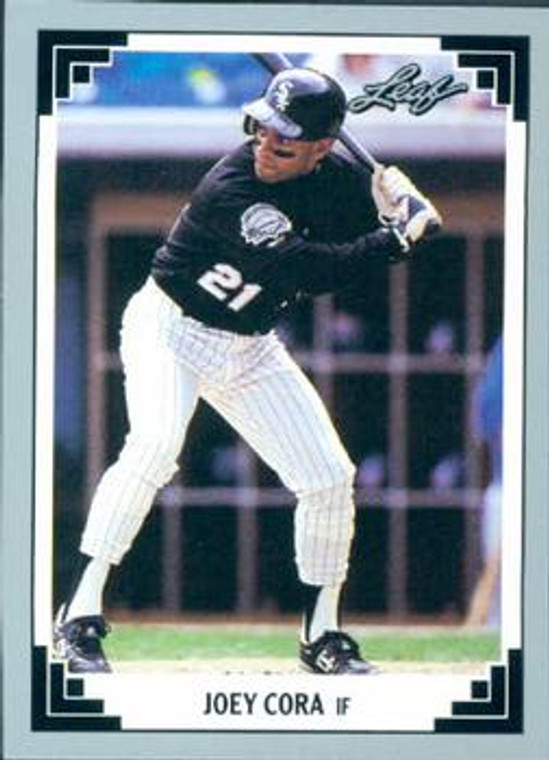 1991 Leaf #375 Joey Cora VG Chicago White Sox 