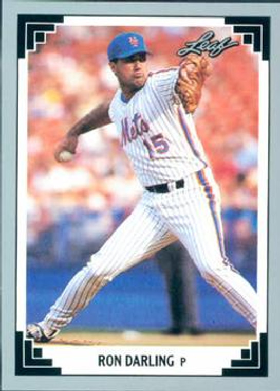 1991 Leaf #378 Ron Darling VG New York Mets 