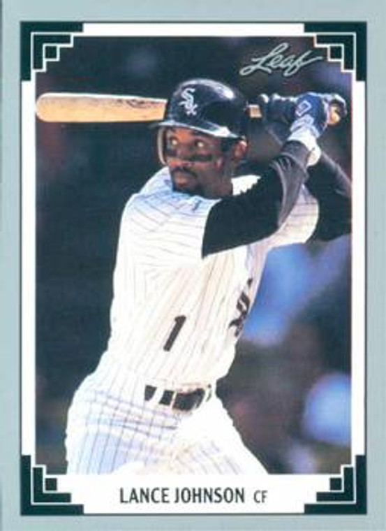 1991 Leaf #403 Lance Johnson VG Chicago White Sox 