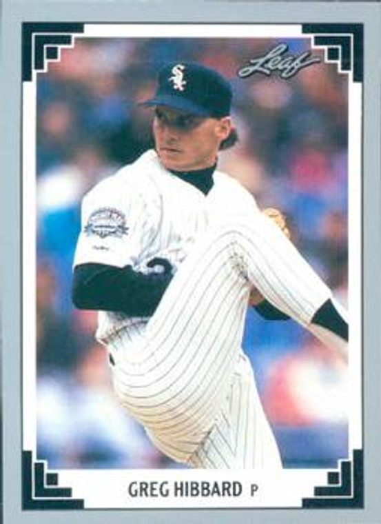 1991 Leaf #438 Greg Hibbard VG Chicago White Sox 