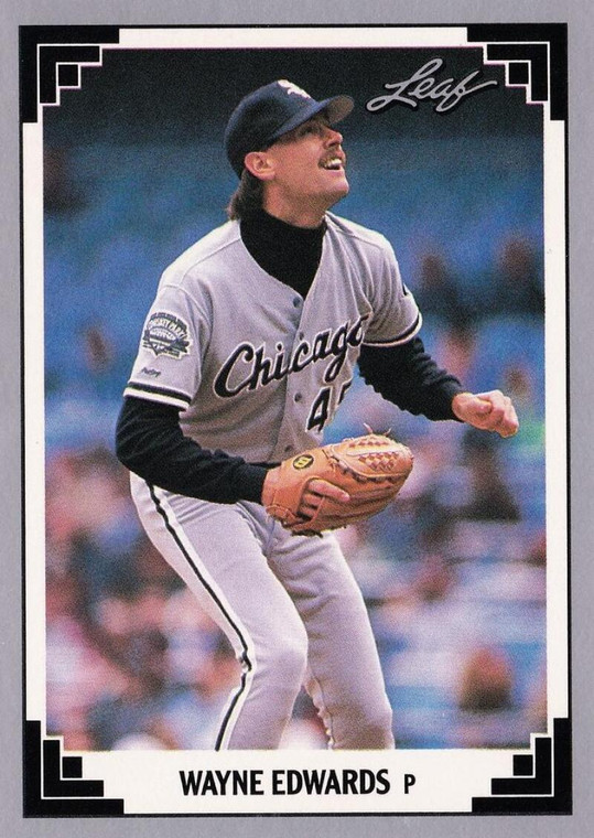 1991 Leaf #454 Wayne Edwards VG Chicago White Sox 