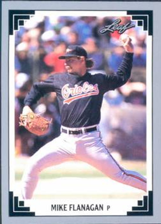 1991 Leaf #479 Mike Flanagan VG Baltimore Orioles 
