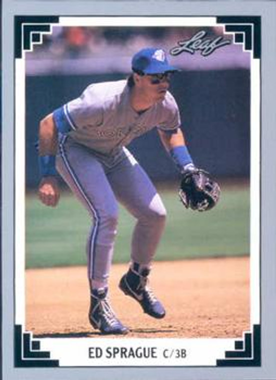 1991 Leaf #485 Ed Sprague VG Toronto Blue Jays 