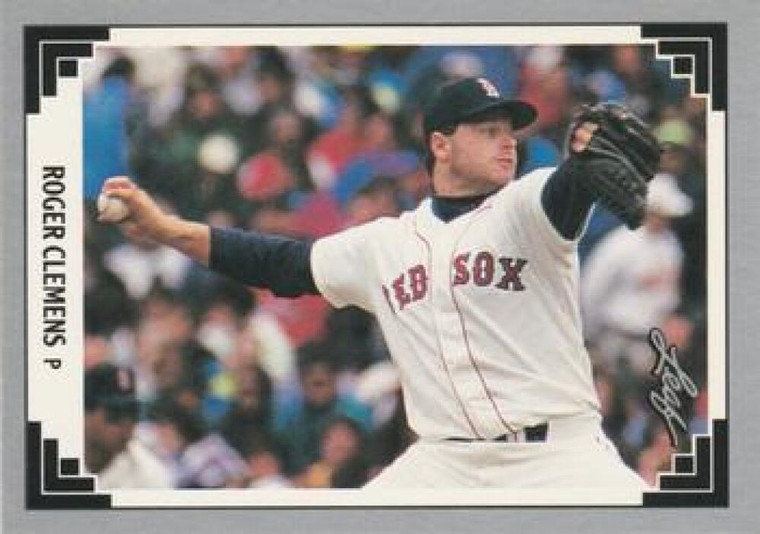 1991 Leaf #488 Roger Clemens VG Boston Red Sox 