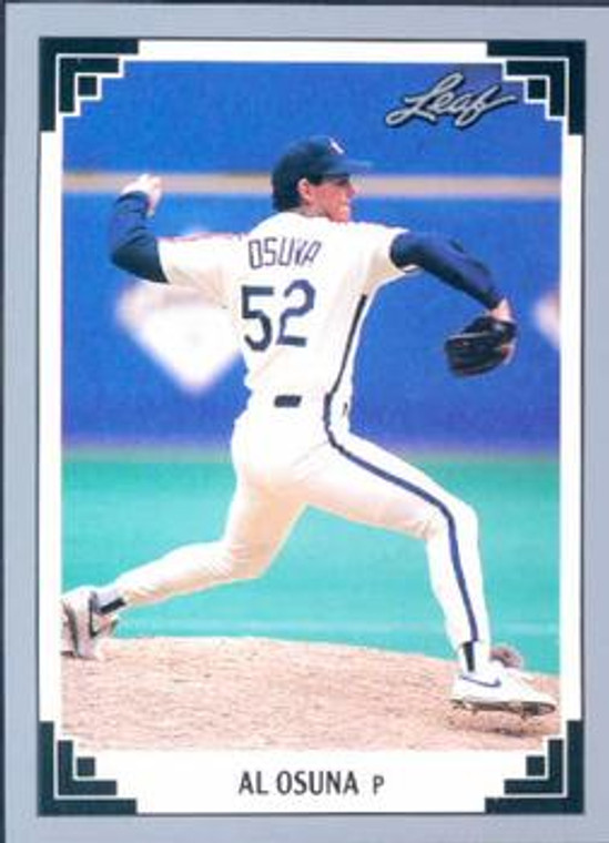 1991 Leaf #492 Al Osuna VG RC Rookie Houston Astros 