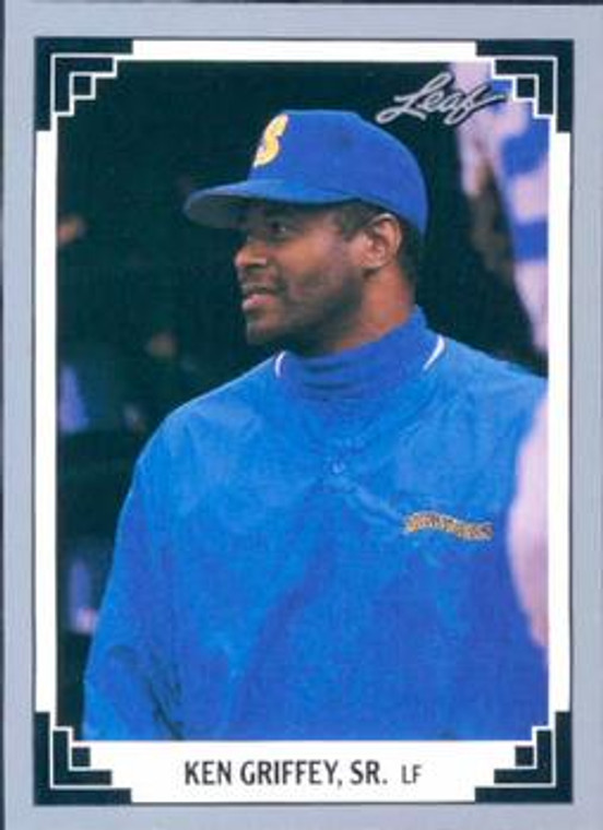 1991 Leaf #503 Ken Griffey Sr. VG Seattle Mariners 