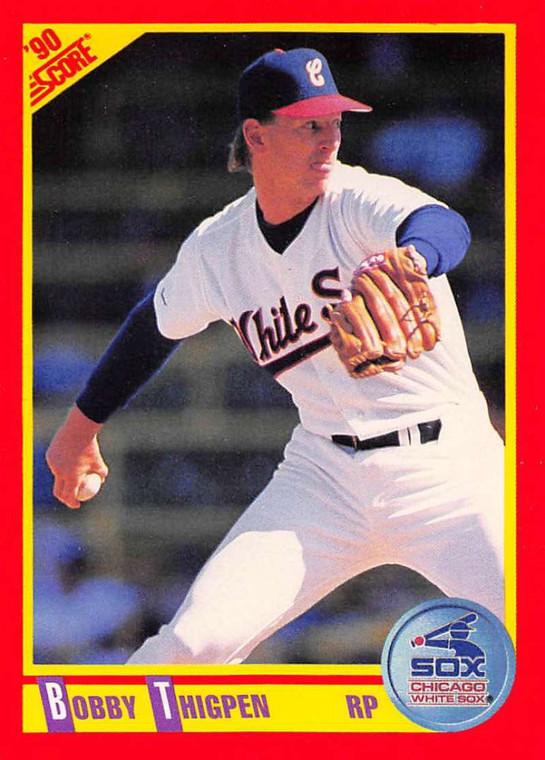 1990 Score #335 Bobby Thigpen VG Chicago White Sox 