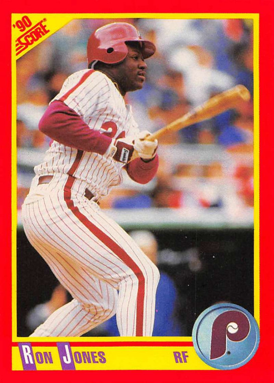 1990 Score #364 Ron Jones VG Philadelphia Phillies 