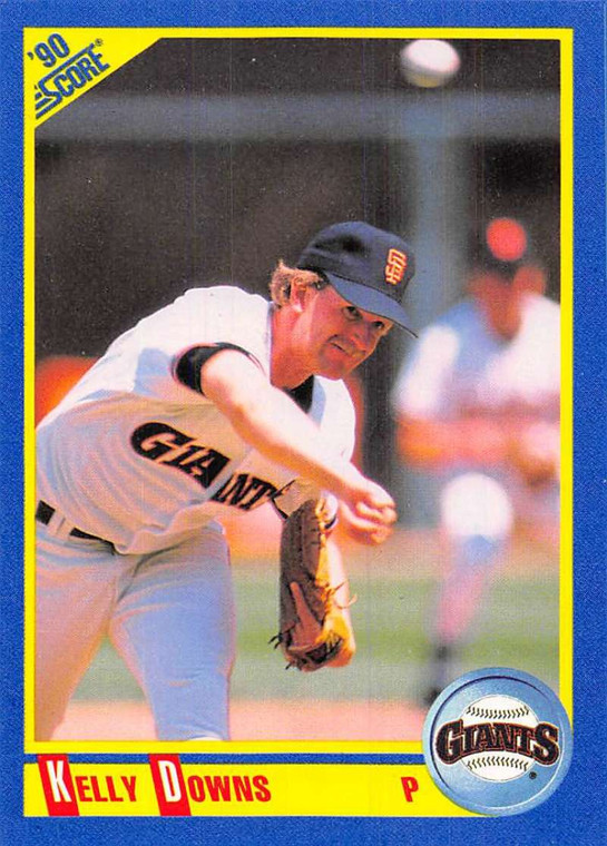 1990 Score #534 Kelly Downs VG San Francisco Giants 