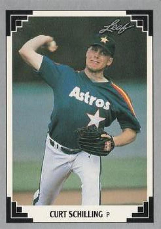 1991 Leaf #292 Curt Schilling VG Houston Astros 