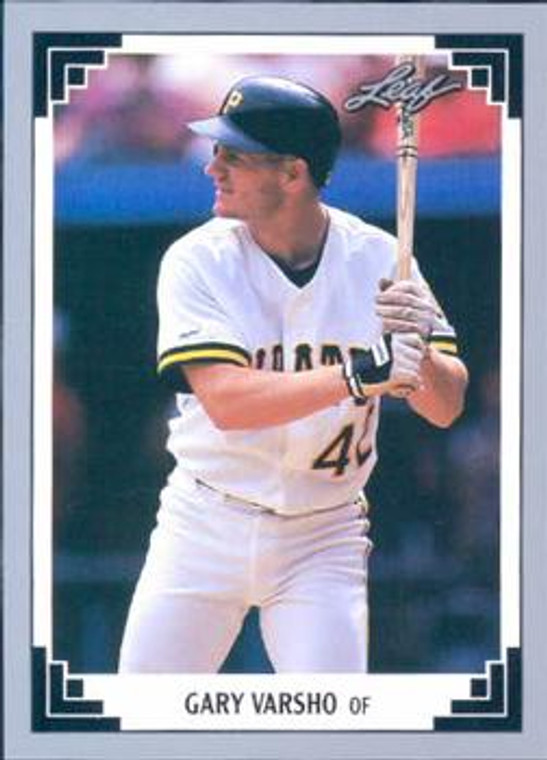 1991 Leaf #500 Gary Varsho VG Pittsburgh Pirates 