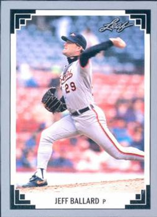 1991 Leaf #522 Jeff Ballard VG Baltimore Orioles 