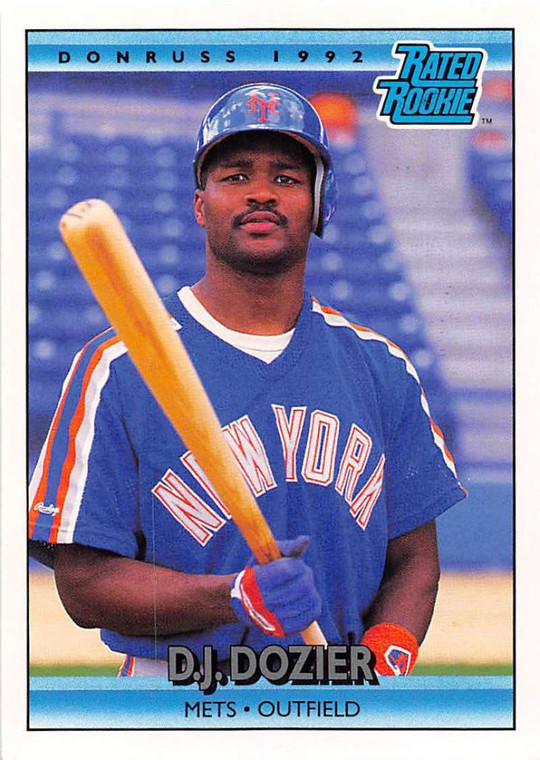 1992 Donruss #20 D.J. Dozier RR VG New York Mets 