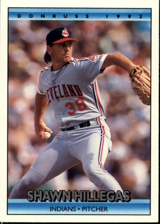 1992 Donruss #72 Shawn Hillegas VG Cleveland Indians 