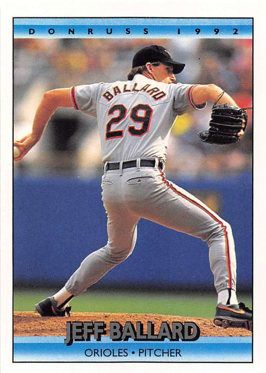 1992 Donruss #74 Jeff Ballard VG Baltimore Orioles 