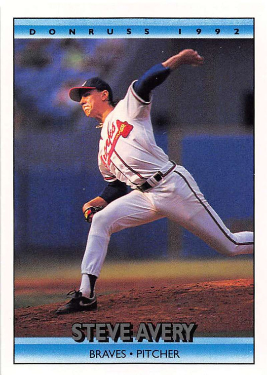 1992 Donruss #81 Steve Avery VG Atlanta Braves 