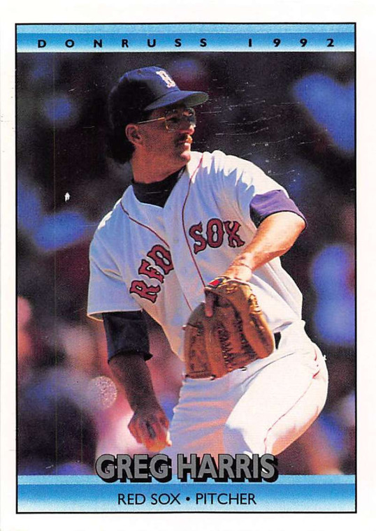 1992 Donruss #113 Greg Harris VG Boston Red Sox 