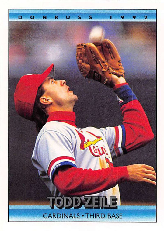 1992 Donruss #132 Todd Zeile VG St. Louis Cardinals 