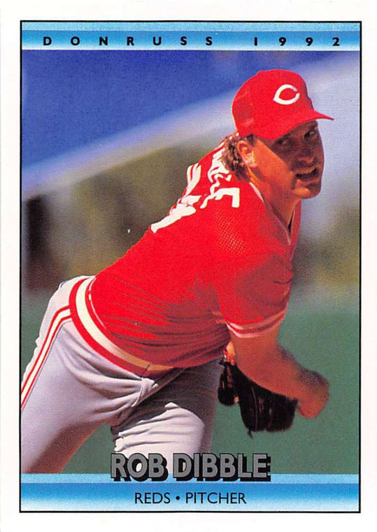 1992 Donruss #139 Rob Dibble VG Cincinnati Reds 