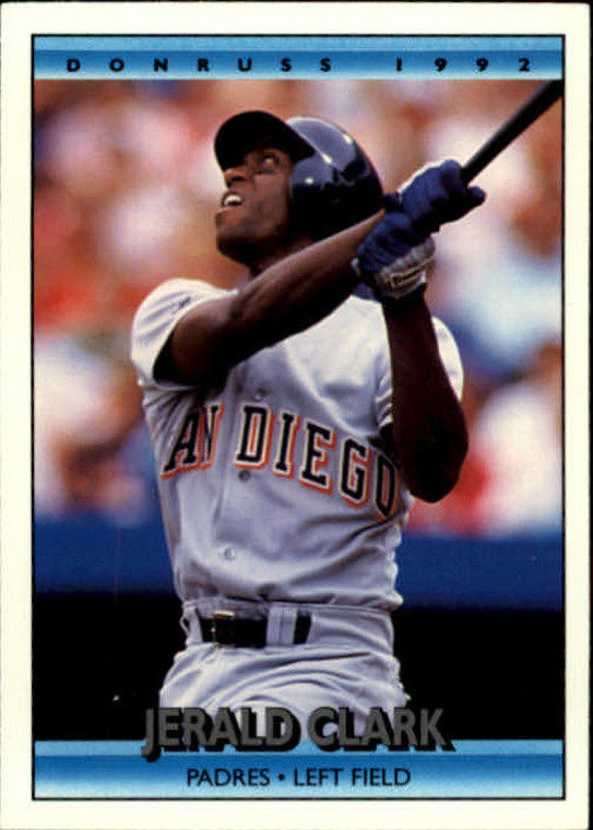 1992 Donruss #144 Jerald Clark VG San Diego Padres 