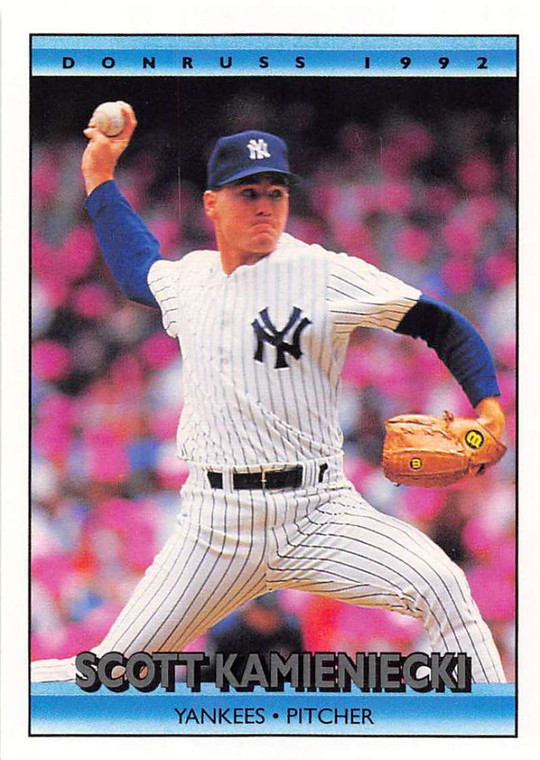 1992 Donruss #195 Scott Kamieniecki VG New York Yankees 