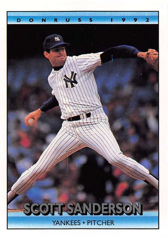 1992 Donruss #227 Scott Sanderson VG New York Yankees 