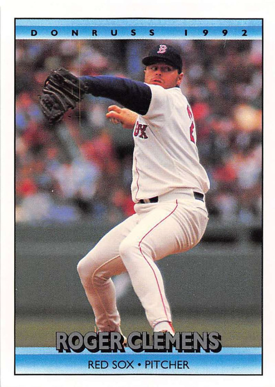 1992 Donruss #244 Roger Clemens VG Boston Red Sox 