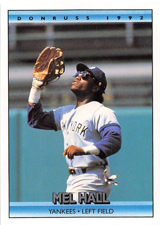 1992 Donruss #248 Mel Hall VG New York Yankees 