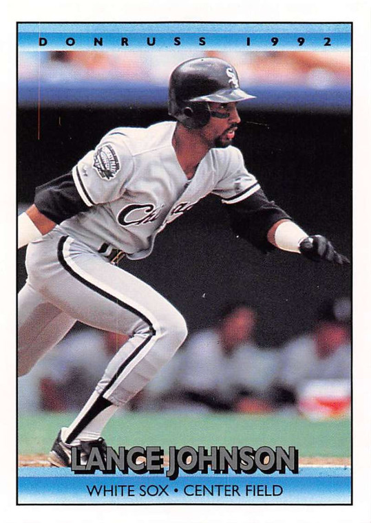 1992 Donruss #267 Lance Johnson VG Chicago White Sox 