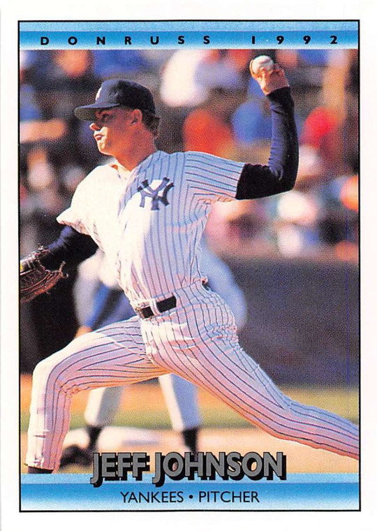 1992 Donruss #275 Jeff Johnson VG New York Yankees 