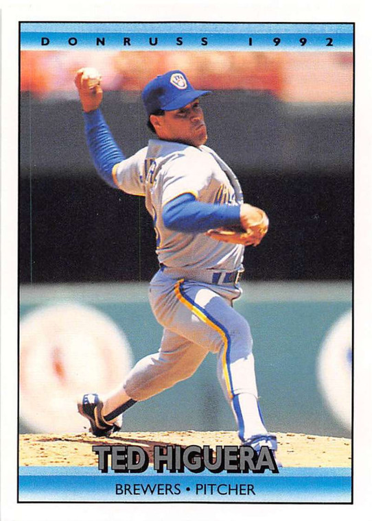 1992 Donruss #294 Teddy Higuera VG Milwaukee Brewers 