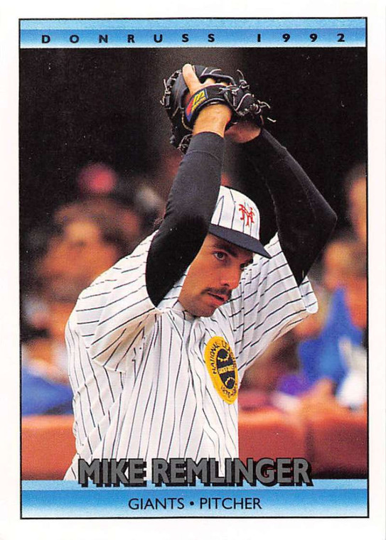 1992 Donruss #336 Mike Remlinger VG San Francisco Giants 