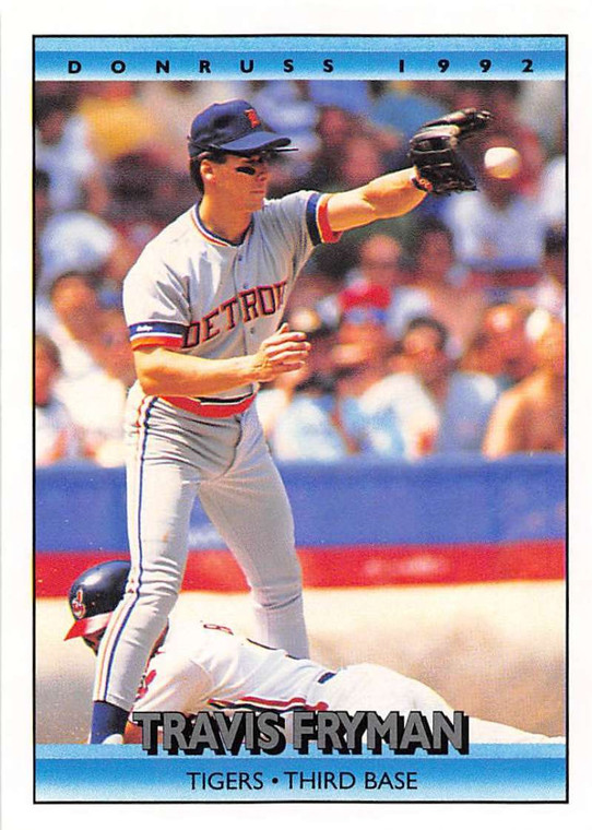 1992 Donruss #349 Travis Fryman VG Detroit Tigers 