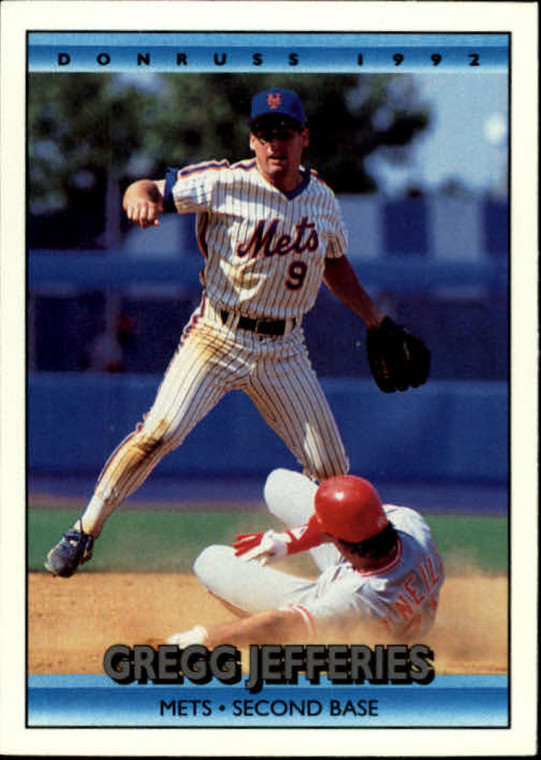 1992 Donruss #372 Gregg Jefferies VG New York Mets 