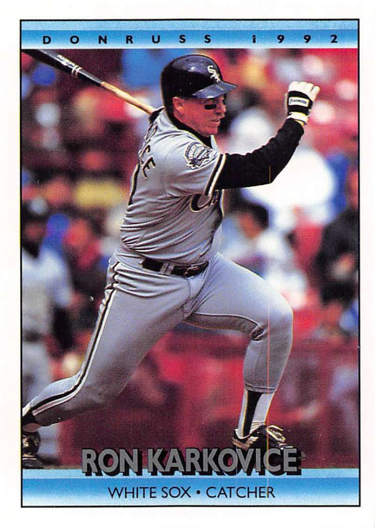 1992 Donruss #374 Ron Karkovice VG Chicago White Sox 