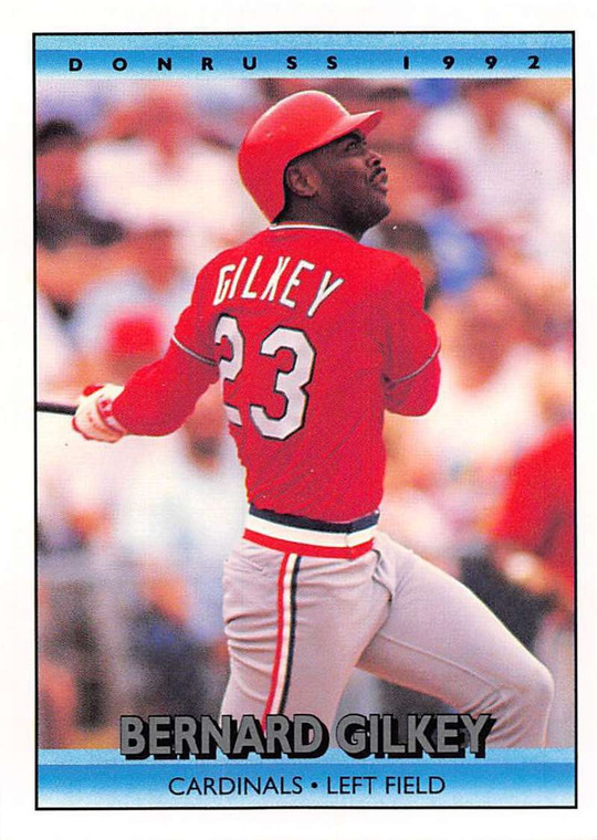 1992 Donruss #376 Bernard Gilkey VG St. Louis Cardinals 