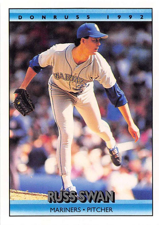 1992 Donruss #382 Russ Swan VG Seattle Mariners 