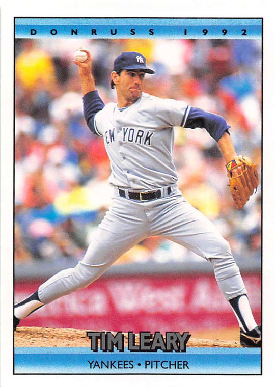 1992 Donruss #433 Tim Leary VG New York Yankees 