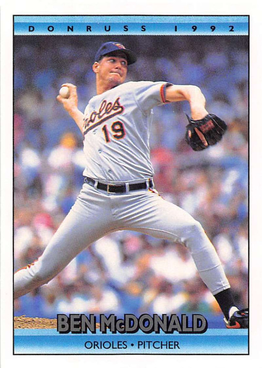 1992 Donruss #436 Ben McDonald VG Baltimore Orioles 