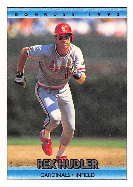 1992 Donruss #438 Rex Hudler VG St. Louis Cardinals 