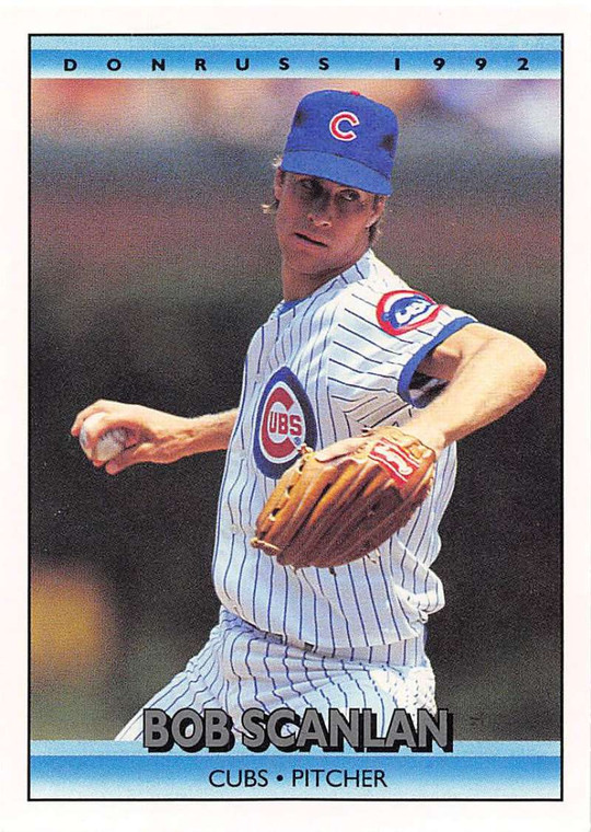 1992 Donruss #454 Bob Scanlan VG Chicago Cubs 