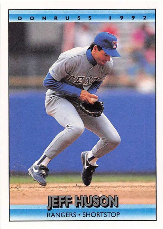 1992 Donruss #456 Jeff Huson VG Texas Rangers 