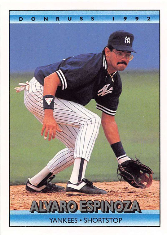 1992 Donruss #474 Alvaro Espinoza VG New York Yankees 