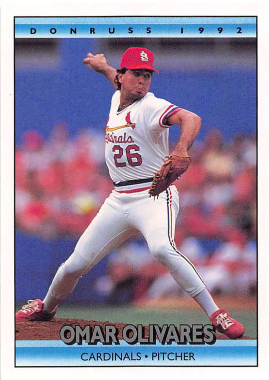 1992 Donruss #481 Omar Olivares VG St. Louis Cardinals 