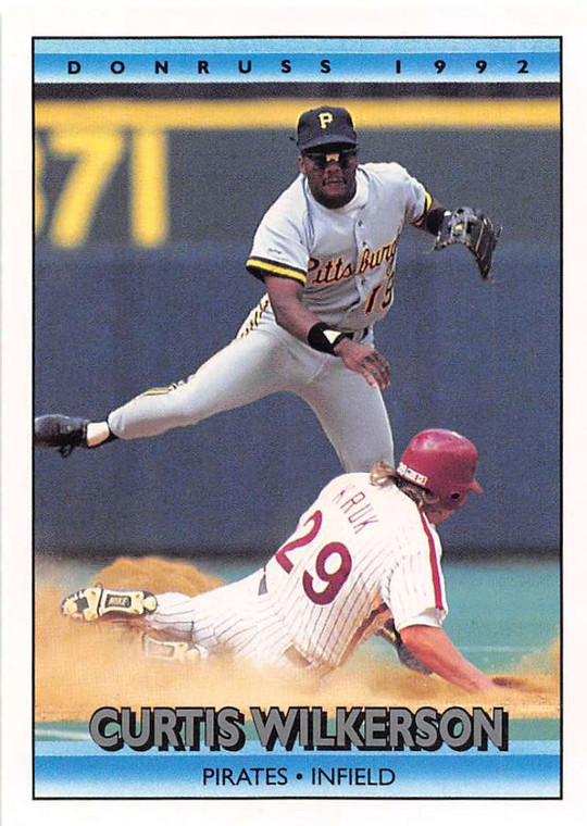 1992 Donruss #489 Curtis Wilkerson VG Pittsburgh Pirates 