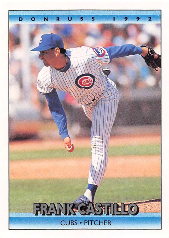 1992 Donruss #492 Frank Castillo VG Chicago Cubs 