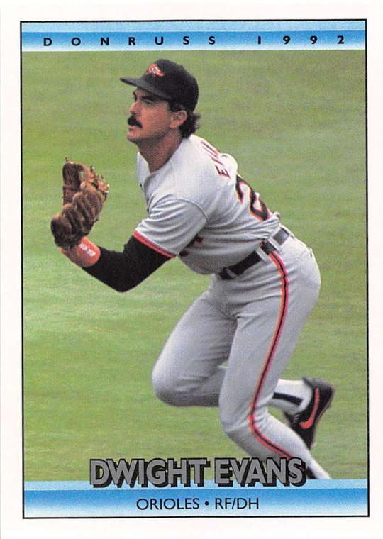1992 Donruss #502 Dwight Evans VG Baltimore Orioles 