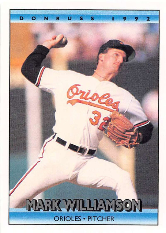 1992 Donruss #511 Mark Williamson VG Baltimore Orioles 